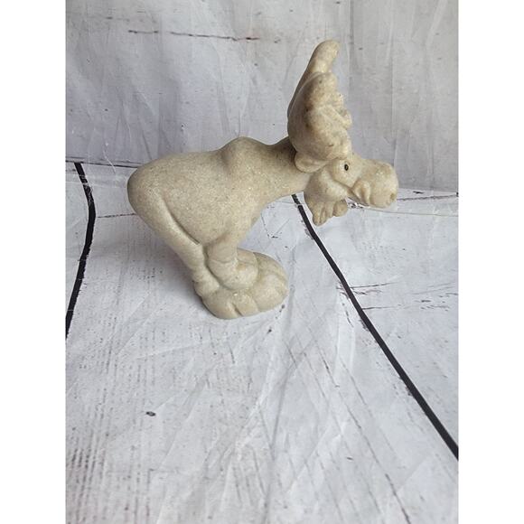 Misty Moose Figurine Quarry Critters Second Nature Design 4 1/4" Tall - Picture 3 of 8